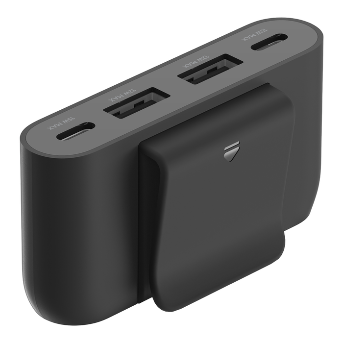 BELKIN BUZ001bt2MBKB7 4-PORT USB HUB POWER EXTENDER, 2M, BLK BELKIN BUZ001bt2MBKB7 4-PORT USB HUB POWER EXTENDER, 2M, BLK