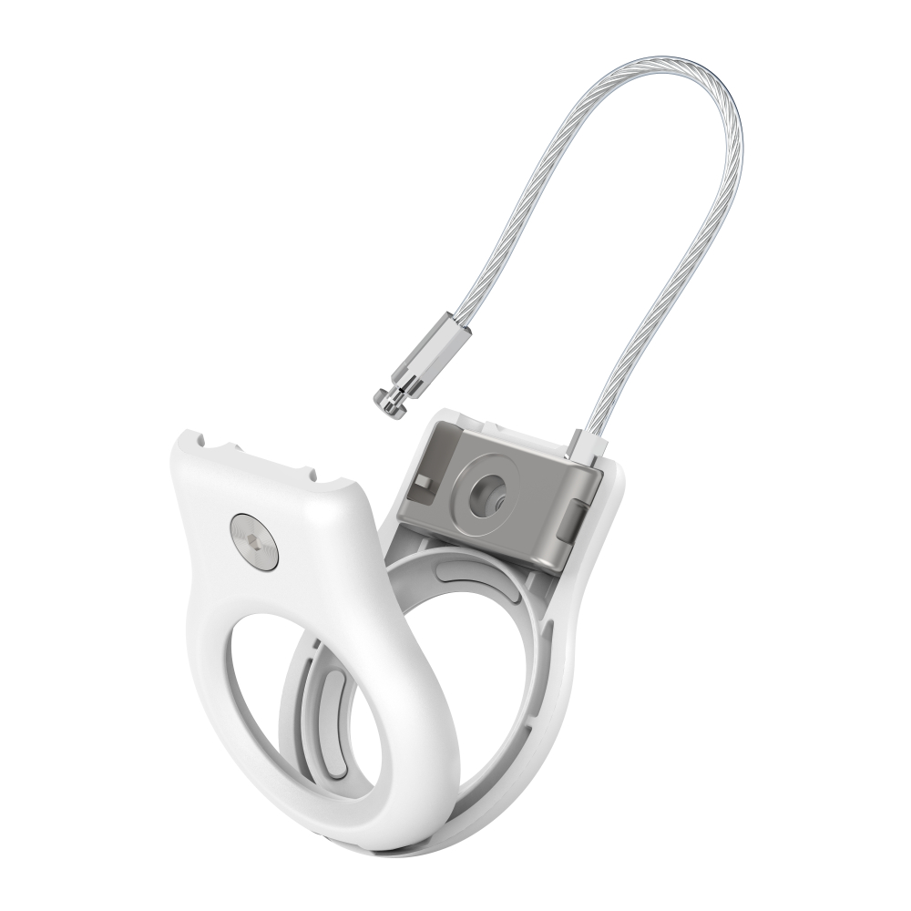 BELKIN MSC009BTWH SECURE HOLDER WITH WIRE CABLE FOR AIRTAG BELKIN MSC009BTWH SECURE HOLDER WITH WIRE CABLE FOR AIRTAG