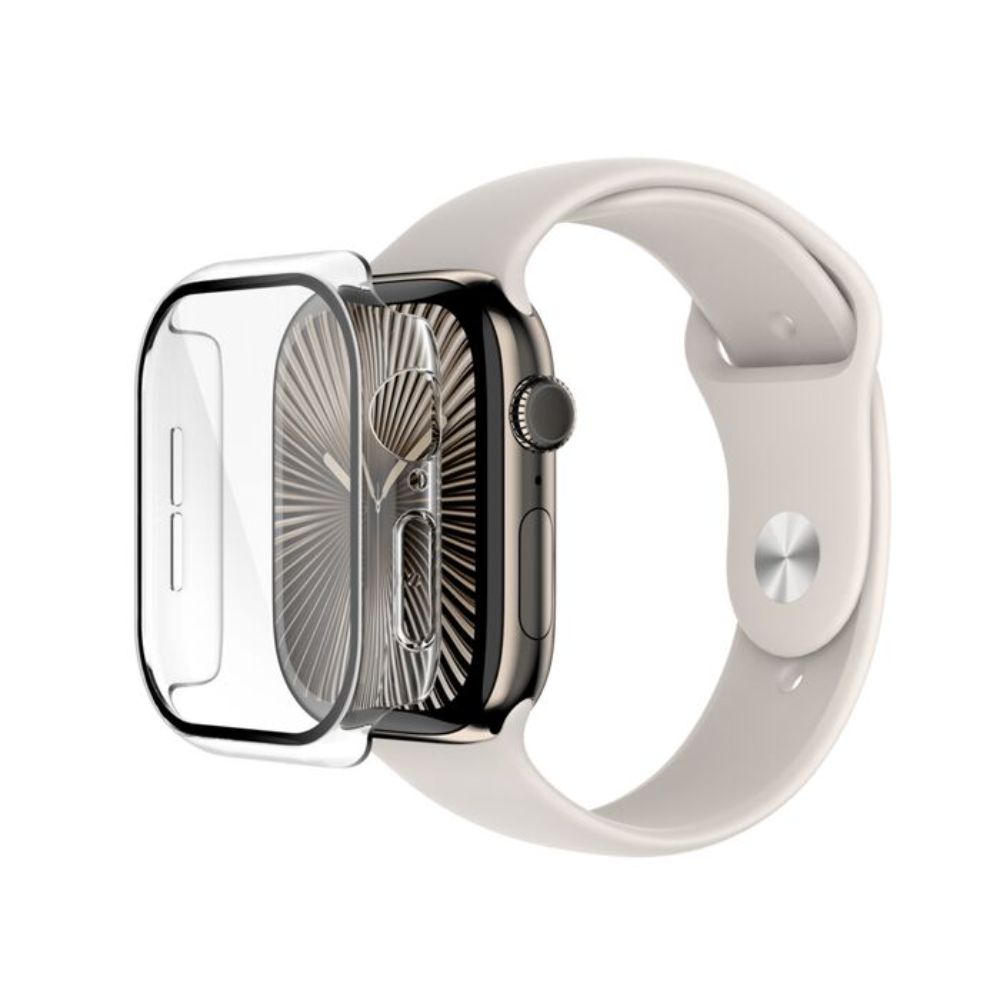 BELKIN OWA003hqCL SCREENFORCE TEMPEREDCURVE 2 IN 1 360 ANTI-MICROBIAL SERIES 10 - CLEAR - 46MM BELKIN OWA003hqCL SCREENFORCE TEMPEREDCURVE 2 IN 1 360 ANTI-MICROBIAL SERIES 10 - CLEAR - 46MM