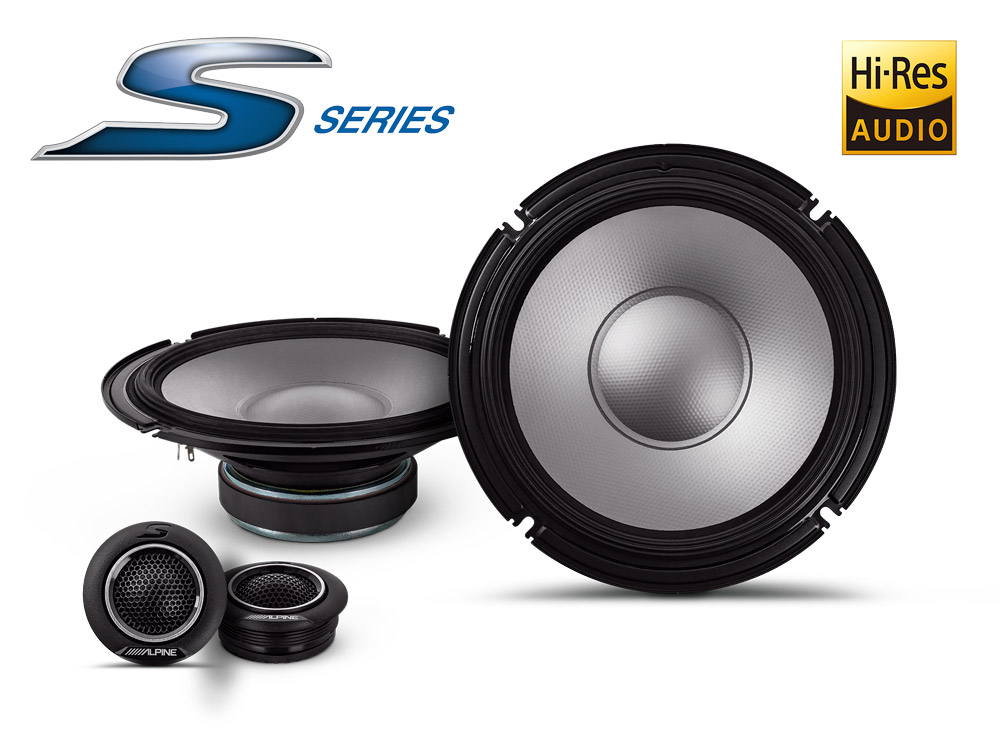 alpine S2-S80C S-Series 20cm (8”) Component 2-Way Speakers alpine S2-S80C S-Series 20cm (8”) Component 2-Way Speakers
