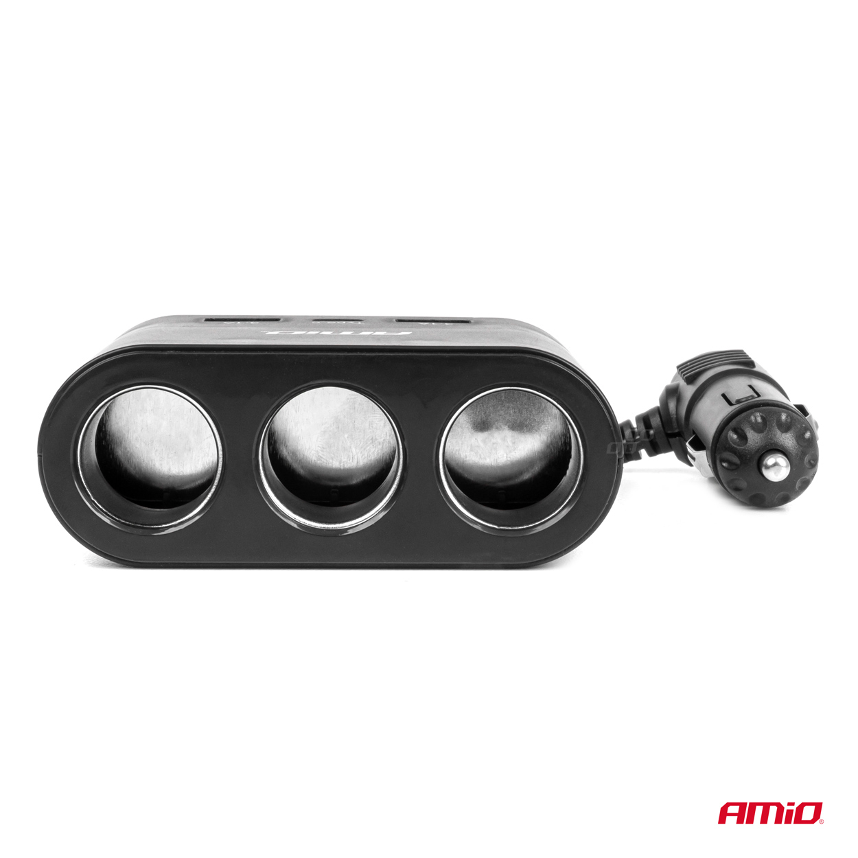 ΑΝΤΑΠΤΟΡΑΣ ΑΝΑΠΤΗΡΑ 12/24V 120W ΜΑΥΡΟΣ/3 ΘΕΣΕΙΣ/2xUSB-A+1xUSB-C ΤΑΧΕΙΑΣ ΦΟΡΤΙΣΗΣ/ΚΑΛΩΔΙΟ 70cm AMIO - 1 Τεμ. ΑΝΤΑΠΤΟΡΑΣ ΑΝΑΠΤΗΡΑ 12/24V 120W ΜΑΥΡΟΣ/3 ΘΕΣΕΙΣ/2xUSB-A+1xUSB-C ΤΑΧΕΙΑΣ ΦΟΡΤΙΣΗΣ/ΚΑΛΩΔΙΟ 70cm AMIO - 1 Τεμ.