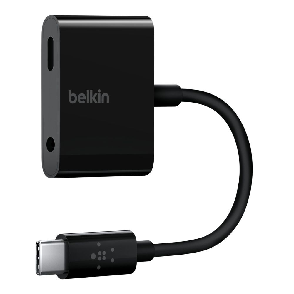 BELKIN NPA004btBK 3.5MM AUDIO + USB-C™ CHARGE ADAPTER BELKIN NPA004btBK 3.5MM AUDIO + USB-C™ CHARGE ADAPTER