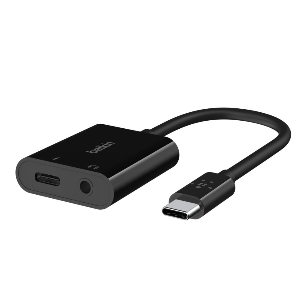 BELKIN NPA004btBK 3.5MM AUDIO + USB-C™ CHARGE ADAPTER BELKIN NPA004btBK 3.5MM AUDIO + USB-C™ CHARGE ADAPTER