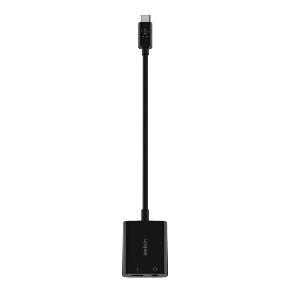 BELKIN NPA004btBK 3.5MM AUDIO + USB-C™ CHARGE ADAPTER BELKIN NPA004btBK 3.5MM AUDIO + USB-C™ CHARGE ADAPTER