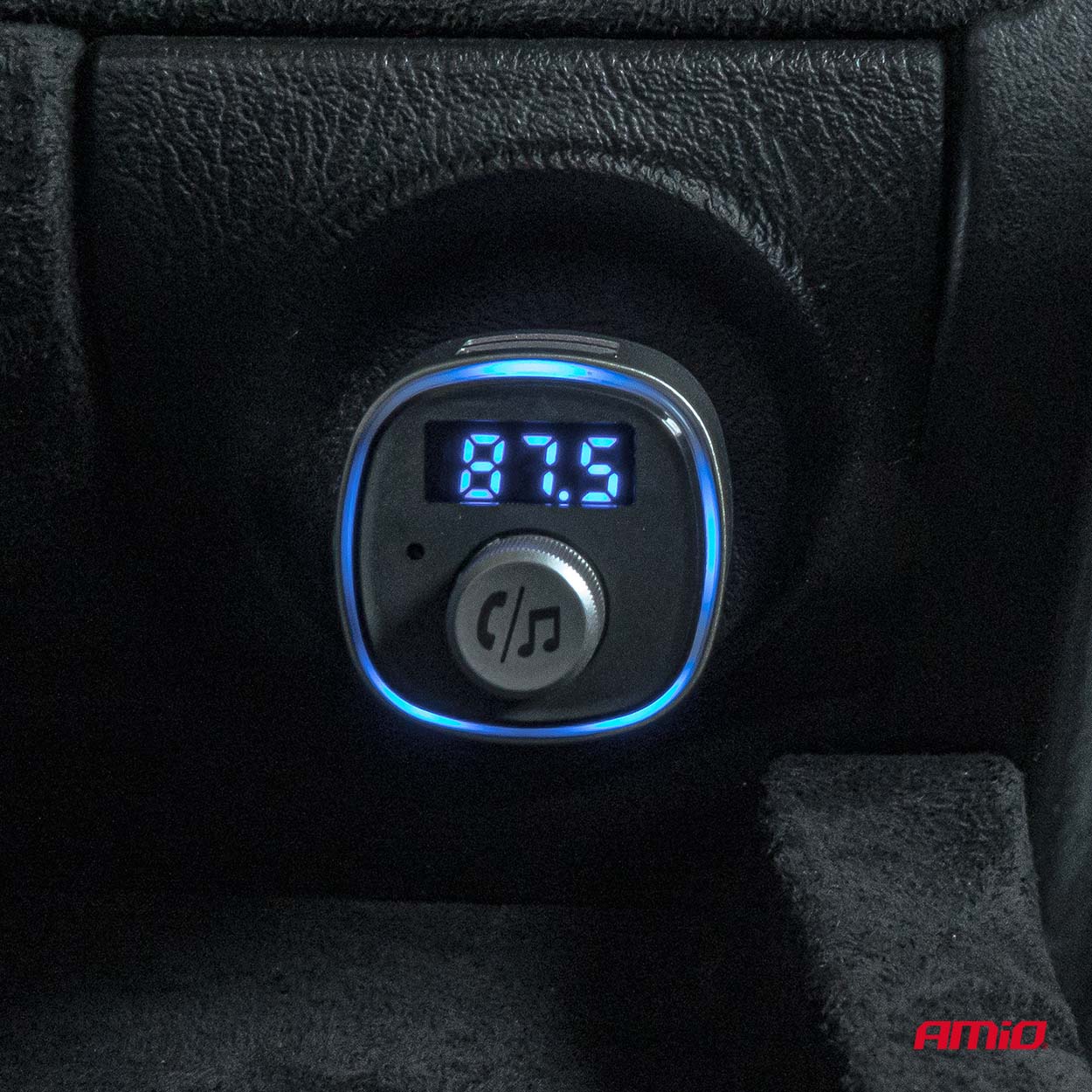 Amio - FM Transmitter Αυτοκινήτου 12/24V με 2xUSB Type-A και Υποδοχή microSD - 1 τεμ. (04654/AM) Amio - FM Transmitter Αυτοκινήτου 12/24V με 2xUSB Type-A και Υποδοχή microSD - 1 τεμ. (04654/AM)