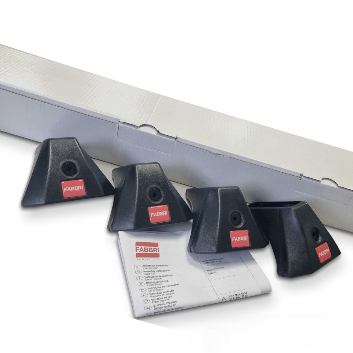 Μπάρες Οροφής Αυτοκινήτου Fabbri Αλουμινίου 116 cm SET (6540022-6530020-6520095) Μπάρες Οροφής Αυτοκινήτου Fabbri Αλουμινίου 116 cm SET (6540022-6530020-6520095)