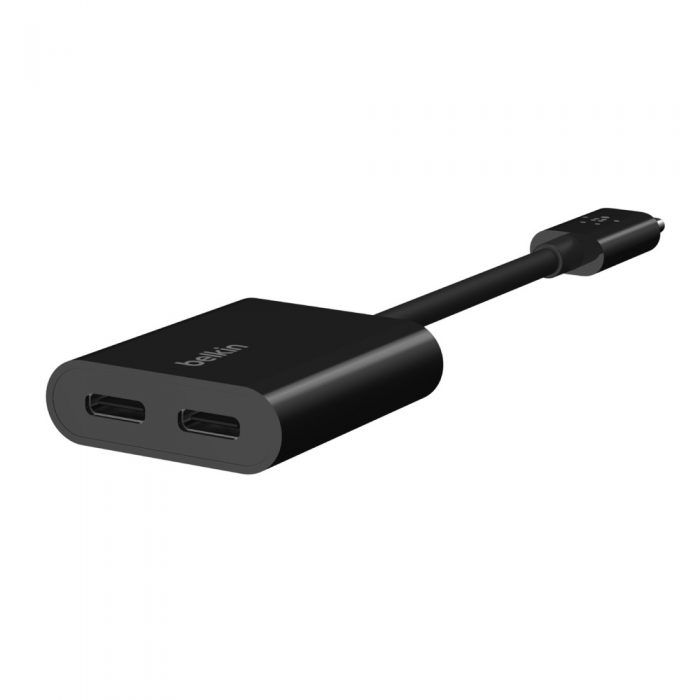 BELKIN F7U081btBLK DUAL USB-C CHARGE ADAPTER BELKIN F7U081btBLK DUAL USB-C CHARGE ADAPTER