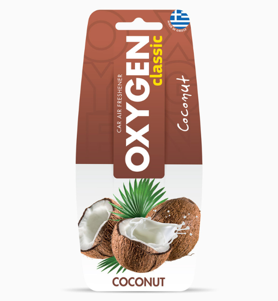 Αρωματικό Αυτοκινήτου UCARE Oxygen Classic Coconut 00-01-702 Αρωματικό Αυτοκινήτου UCARE Oxygen Classic Coconut 00-01-702