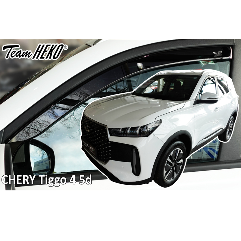 Heko - Ανεμοθραύστες για Chery Tiggo 4 2024 > 5πορτο / SUV Ζευγάρι Αυτοκινήτου Από Εύκαμπτο Φιμέ Πλαστικό - 2 τεμ. (ΑΝΕΜ.25412) Heko - Ανεμοθραύστες για Chery Tiggo 4 2024 > 5πορτο / SUV Ζευγάρι Αυτοκινήτου Από Εύκαμπτο Φιμέ Πλαστικό - 2 τεμ. (ΑΝΕΜ.25412)