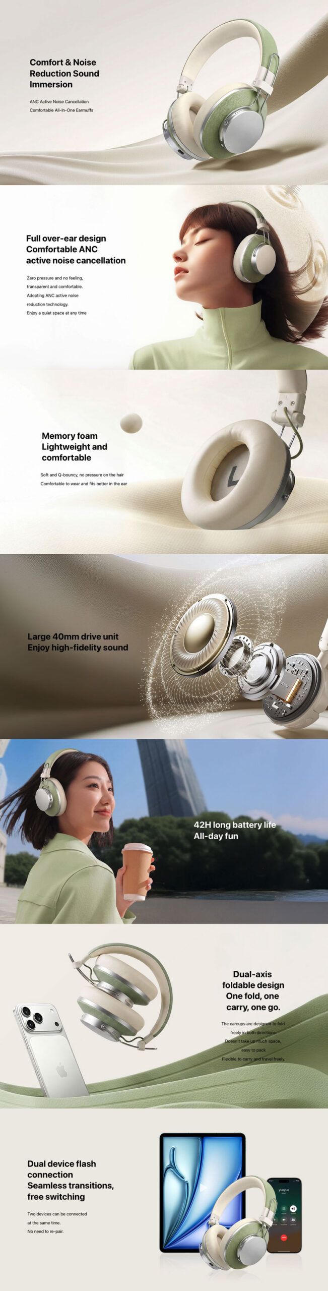 REMAX RB-590 HB (BEIGE) WIRELESS HEADPHONES REMAX RB-590 HB (BEIGE) WIRELESS HEADPHONES