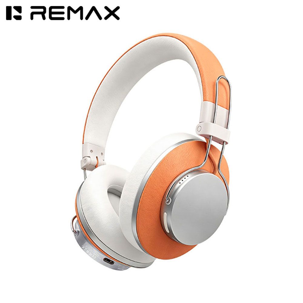 REMAX RB-590 HB (ORANGE) WIRELESS HEADPHONES REMAX RB-590 HB (ORANGE) WIRELESS HEADPHONES