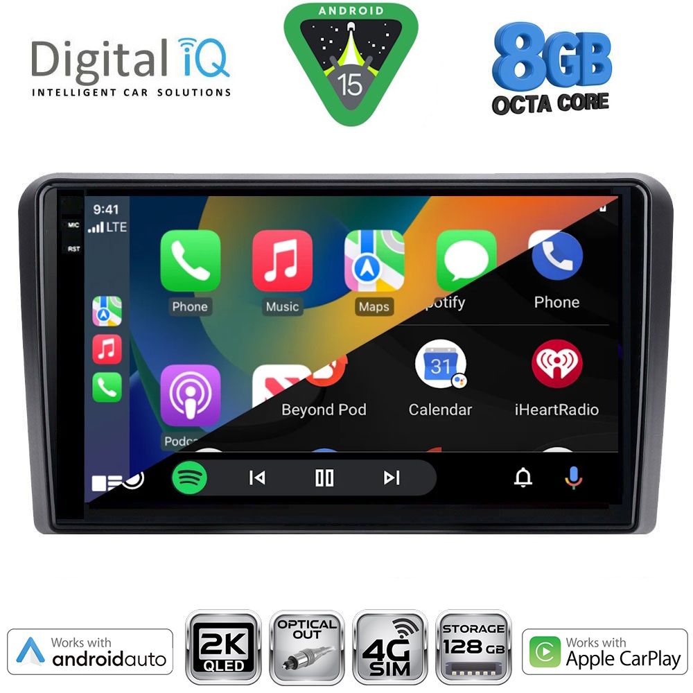 DIGITAL IQ BXK 20740_CPAA (10inc) MULTIMEDIA TABLET for SEAT - SKODA - VW mod. 2004-2014 DIGITAL IQ BXK 20740_CPAA (10inc) MULTIMEDIA TABLET for SEAT - SKODA - VW mod. 2004-2014