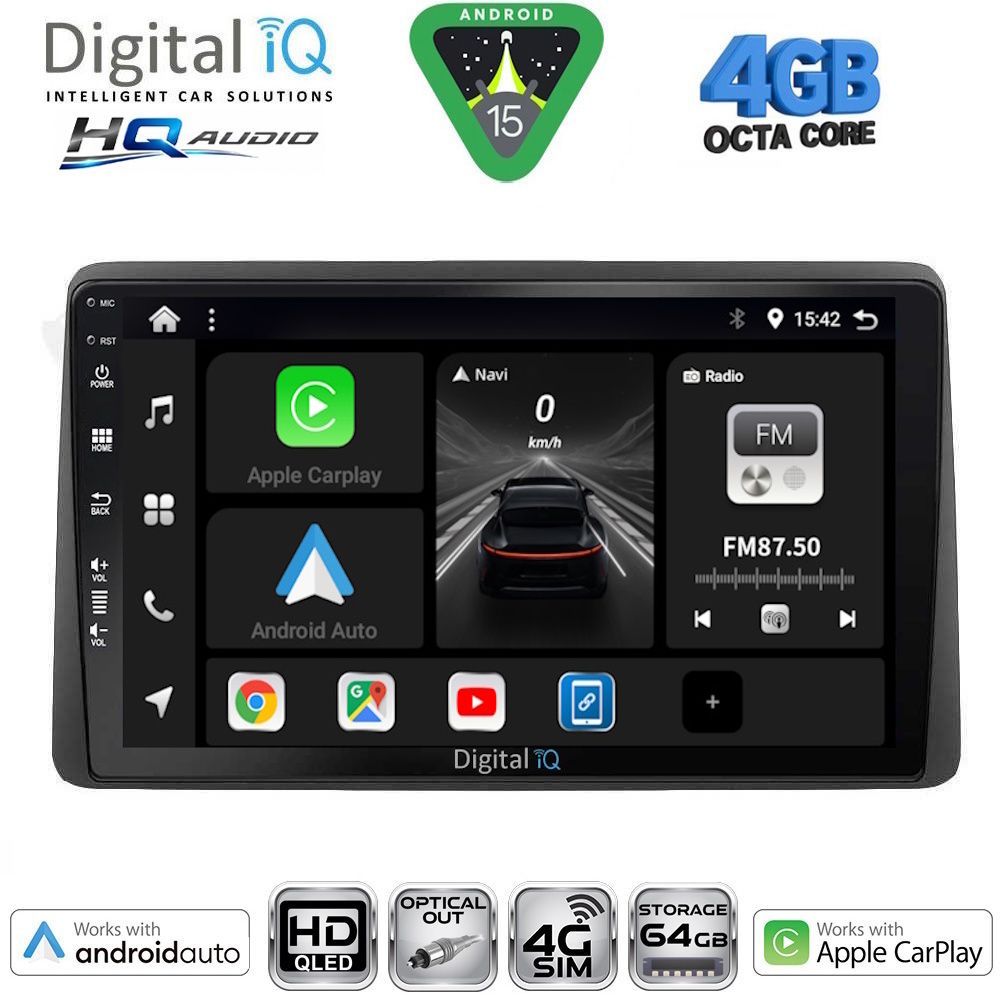 DIGITAL IQ BXK 19453_CPAA (10inc) MULTIMEDIA TABLET for NISSAN JUKE mod. 2021-2026 DIGITAL IQ BXK 19453_CPAA (10inc) MULTIMEDIA TABLET for NISSAN JUKE mod. 2021-2026