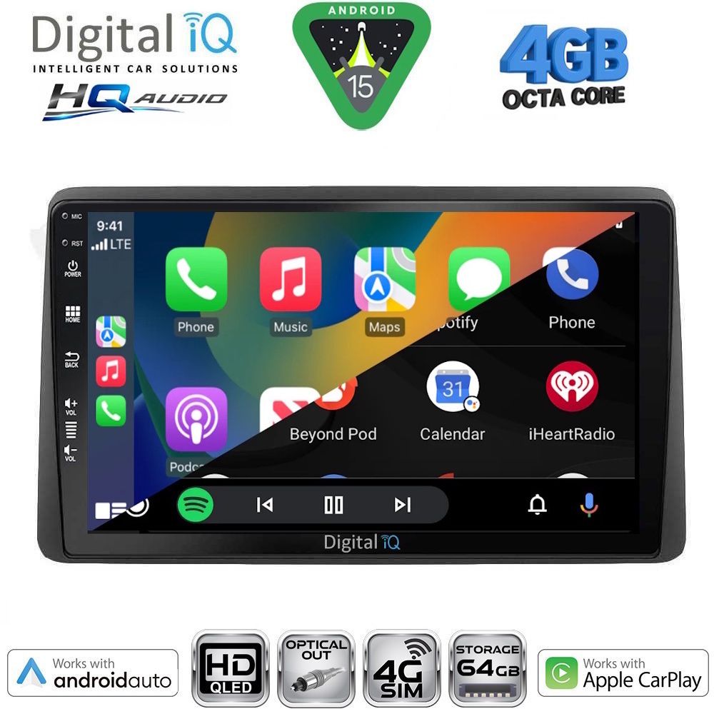 DIGITAL IQ BXK 19453_CPAA (10inc) MULTIMEDIA TABLET for NISSAN JUKE mod. 2021-2026 DIGITAL IQ BXK 19453_CPAA (10inc) MULTIMEDIA TABLET for NISSAN JUKE mod. 2021-2026