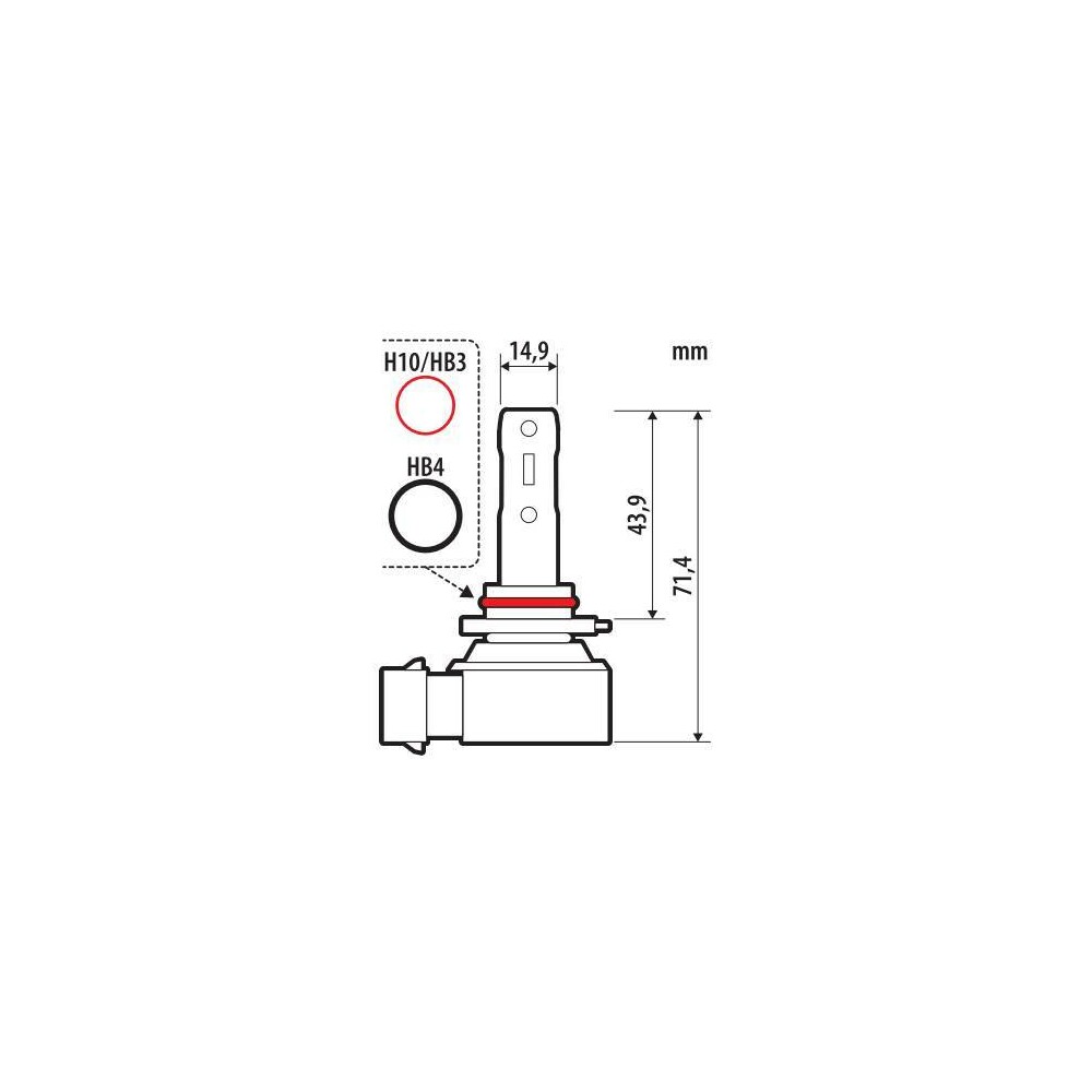Lampa - Λάμπα H10/HB3/HB4 12V PY20d/P20d/P22d 1550/900lm 6500K Halo LED Quick-Fit Hyper Series με Παθητική Ψύξη - 1 Τεμ. (L5768.6) Lampa - Λάμπα H10/HB3/HB4 12V PY20d/P20d/P22d 1550/900lm 6500K Halo LED Quick-Fit Hyper Series με Παθητική Ψύξη - 1 Τεμ. (L5768.6)