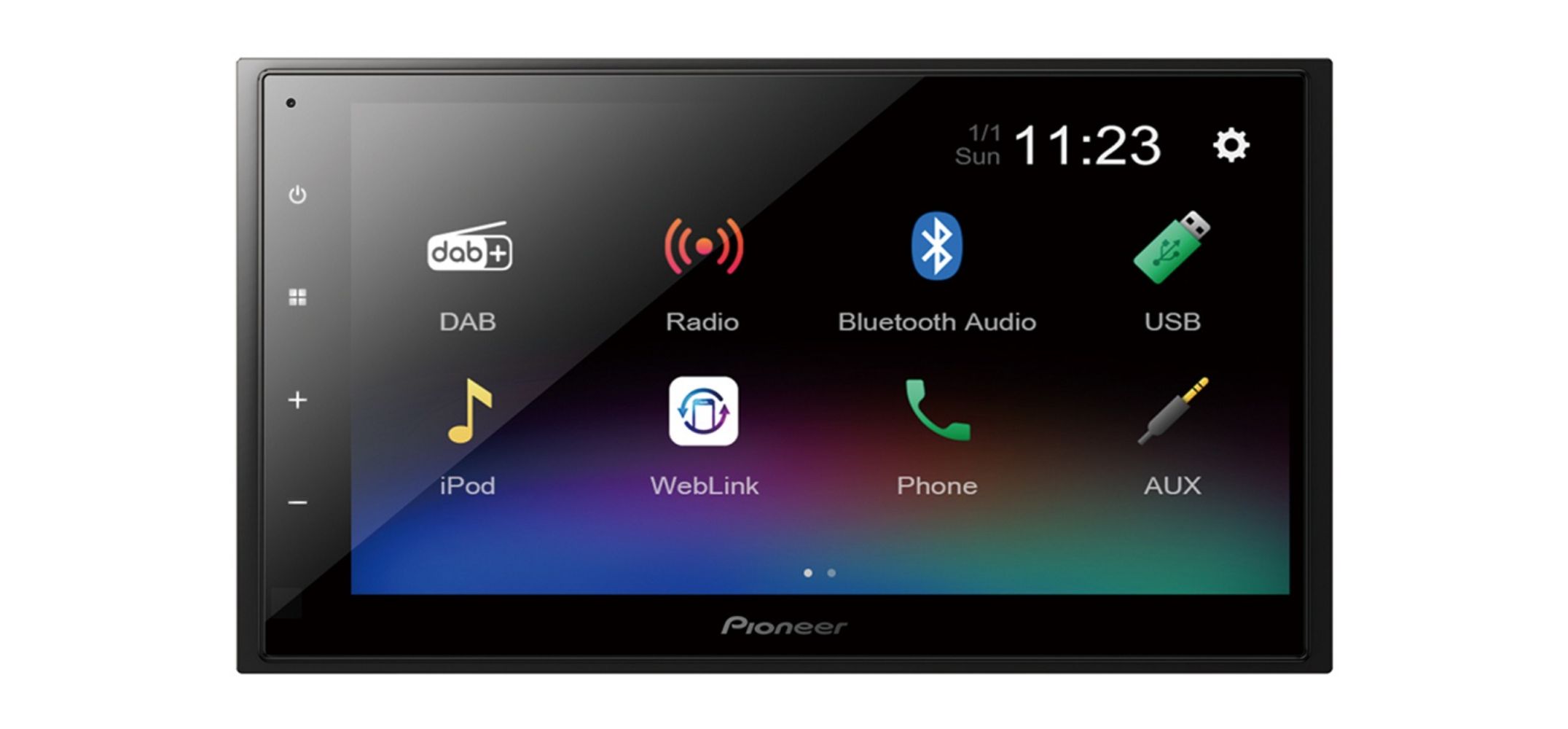 PIONEER DMH-A340DAB MULTIMEDIA 2-DIN 6.8 SCREEN/BT/DAB+/WEBLINK/IPHONE PIONEER DMH-A340DAB MULTIMEDIA 2-DIN 6.8 SCREEN/BT/DAB+/WEBLINK/IPHONE
