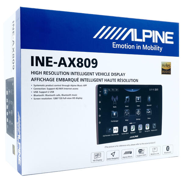 ALPINE INE-AX809 MULTIMEDIA TABLET 9 WITH APPLE CARPLAY/ANDROID AUTO ALPINE INE-AX809 MULTIMEDIA TABLET 9 WITH APPLE CARPLAY/ANDROID AUTO