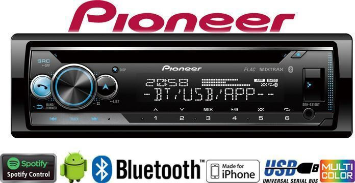 Ηχοσύστημα Αυτοκινήτου 1DIN CD/USB Bluetooth Pioneer DEH-S520BT Ηχοσύστημα Αυτοκινήτου 1DIN CD/USB Bluetooth Pioneer DEH-S520BT