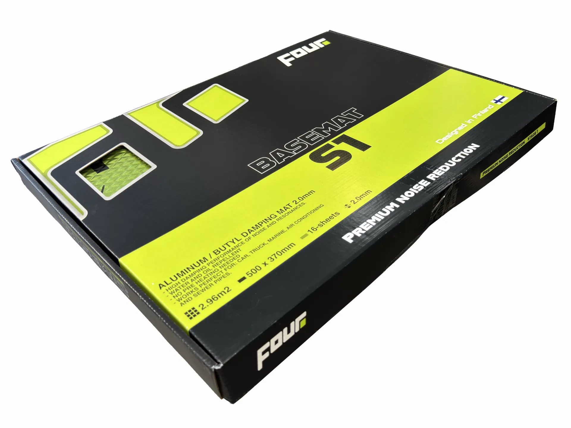 Μονωτικό FOUR S1-BaseMat 2,0 MM 500*370 2,96m2 Μονωτικό FOUR S1-BaseMat 2,0 MM 500*370 2,96m2