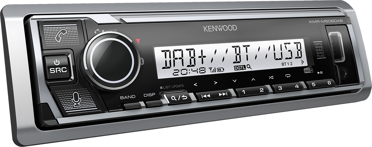 KENWOOD RADIO USB BT DAB MARINE 2pre-out (2.5V) KMRM508DAB KENWOOD RADIO USB BT DAB MARINE 2pre-out (2.5V) KMRM508DAB