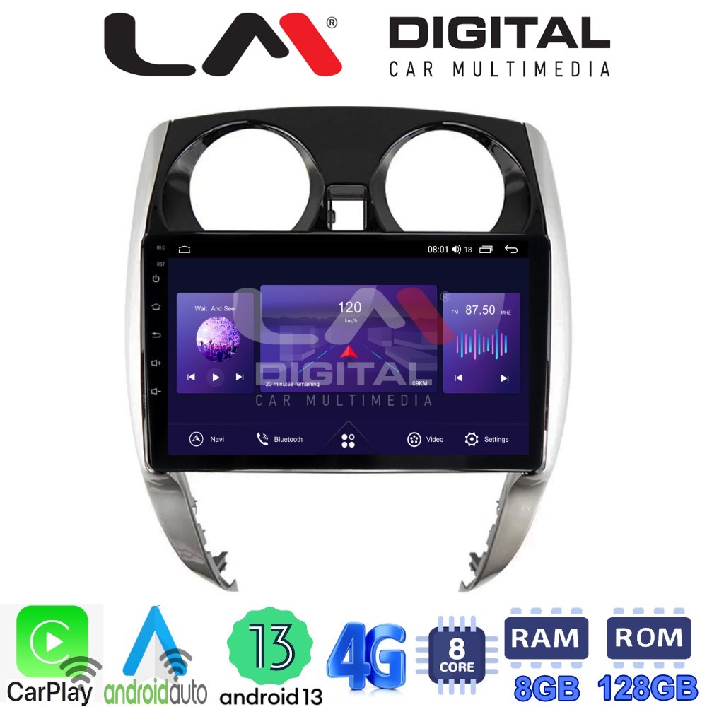 OEM για Nissan Note 2013 > 2019 με 8Core 8GB/128GB OEM για Nissan Note 2013 > 2019 με 8Core 8GB/128GB