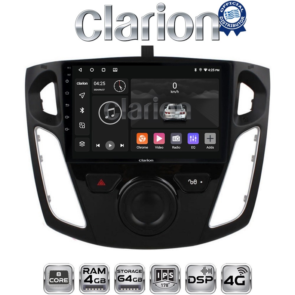 OEM για Ford Focus 2015 > 2018 με 8Core 4GB/64GB OEM για Ford Focus 2015 > 2018 με 8Core 4GB/64GB