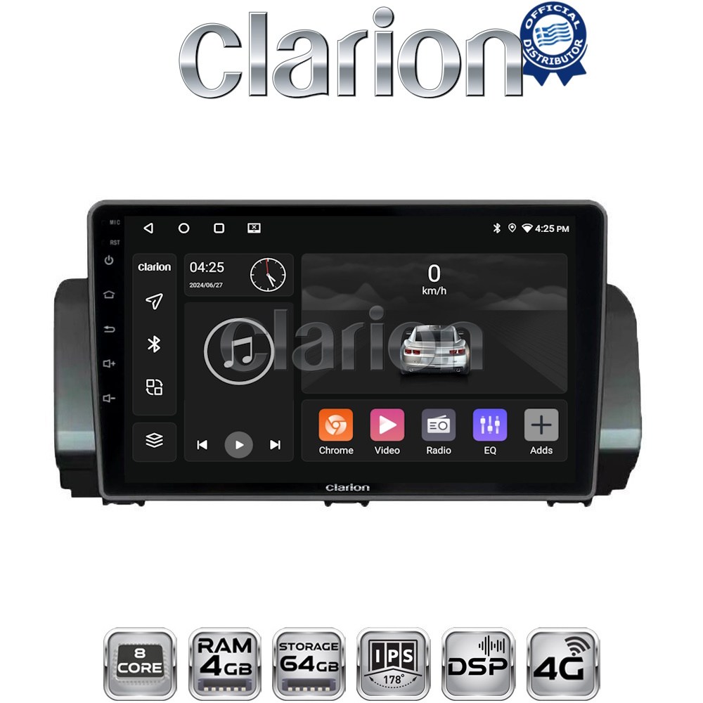 OEM για Dacia Logan, Duster, Santero 2021 Facelift με 8Core 4GB/64GB OEM για Dacia Logan, Duster, Santero 2021 Facelift με 8Core 4GB/64GB