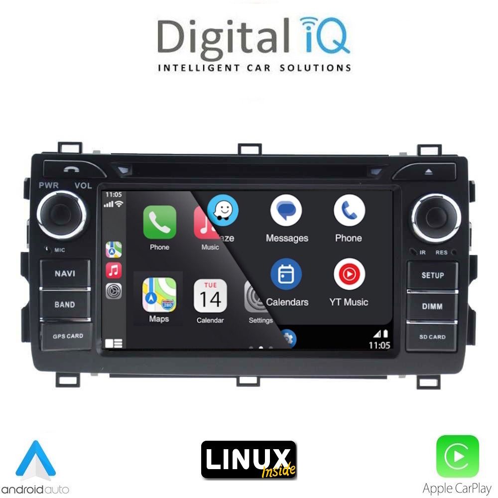 DIGITAL IQ BLA 008_CPA (7" DECK) MULTIMEDIA LINUX SYSTEM for TOYOTA AURIS mod. 2013-2015 DIGITAL IQ BLA 008_CPA (7" DECK) MULTIMEDIA LINUX SYSTEM for TOYOTA AURIS mod. 2013-2015