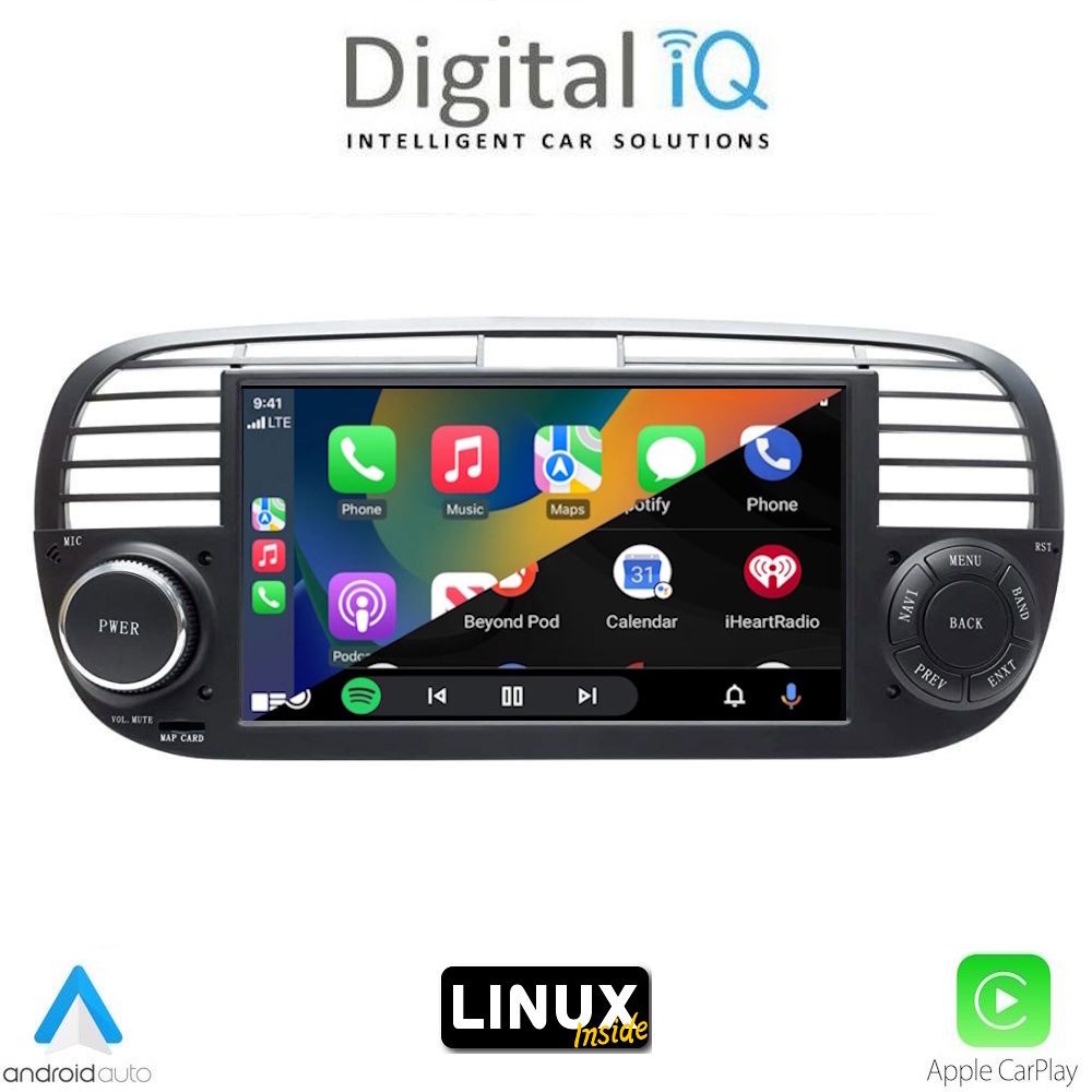 DIGITAL IQ BLA 065BL_CPA (7" DECK) MULTIMEDIA LINUX SYSTEM for FIAT 500 mod. 2007-2015 (BLACK) DIGITAL IQ BLA 065BL_CPA (7" DECK) MULTIMEDIA LINUX SYSTEM for FIAT 500 mod. 2007-2015 (BLACK)