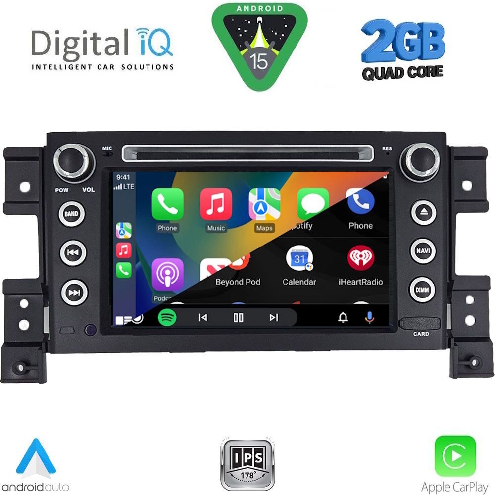 DIGITAL IQ BLA 054_CPA (7" DECK) MULTIMEDIA LINUX SYSTEM for SUZUKI GRAND VITARA mod. 2005-2015 DIGITAL IQ BLA 054_CPA (7" DECK) MULTIMEDIA LINUX SYSTEM for SUZUKI GRAND VITARA mod. 2005-2015