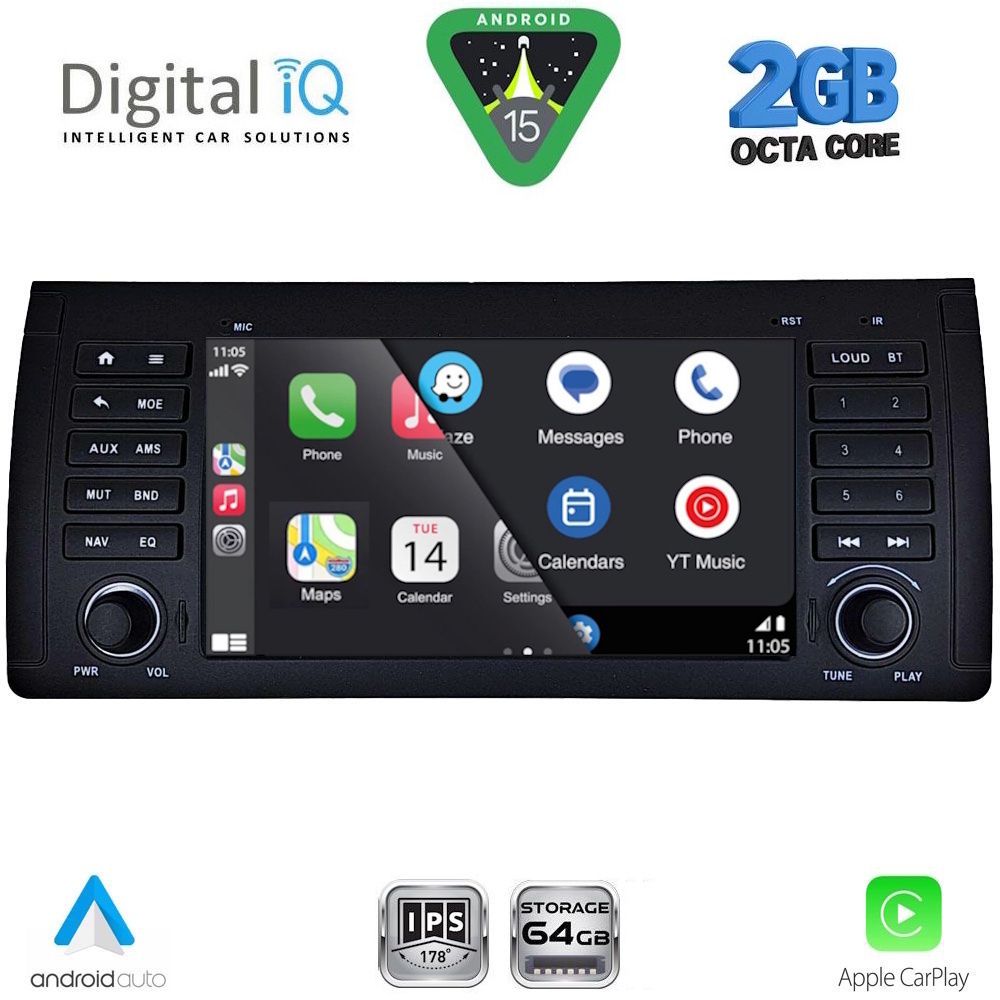 DIGITAL IQ BLE 385_CPA (7" DECK) MULTIMEDIA SYSTEM for BMW S.5-X5 (E38-39-53) mod. 1998-2005 DIGITAL IQ BLE 385_CPA (7" DECK) MULTIMEDIA SYSTEM for BMW S.5-X5 (E38-39-53) mod. 1998-2005