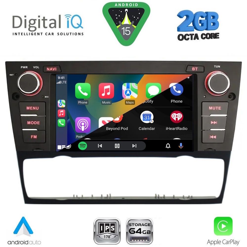 DIGITAL IQ BLE 395_CPA (7" DECK) MULTIMEDIA SYSTEM for BMW S.3 (E90-91-92-93) mod. 2005-2012 DIGITAL IQ BLE 395_CPA (7" DECK) MULTIMEDIA SYSTEM for BMW S.3 (E90-91-92-93) mod. 2005-2012