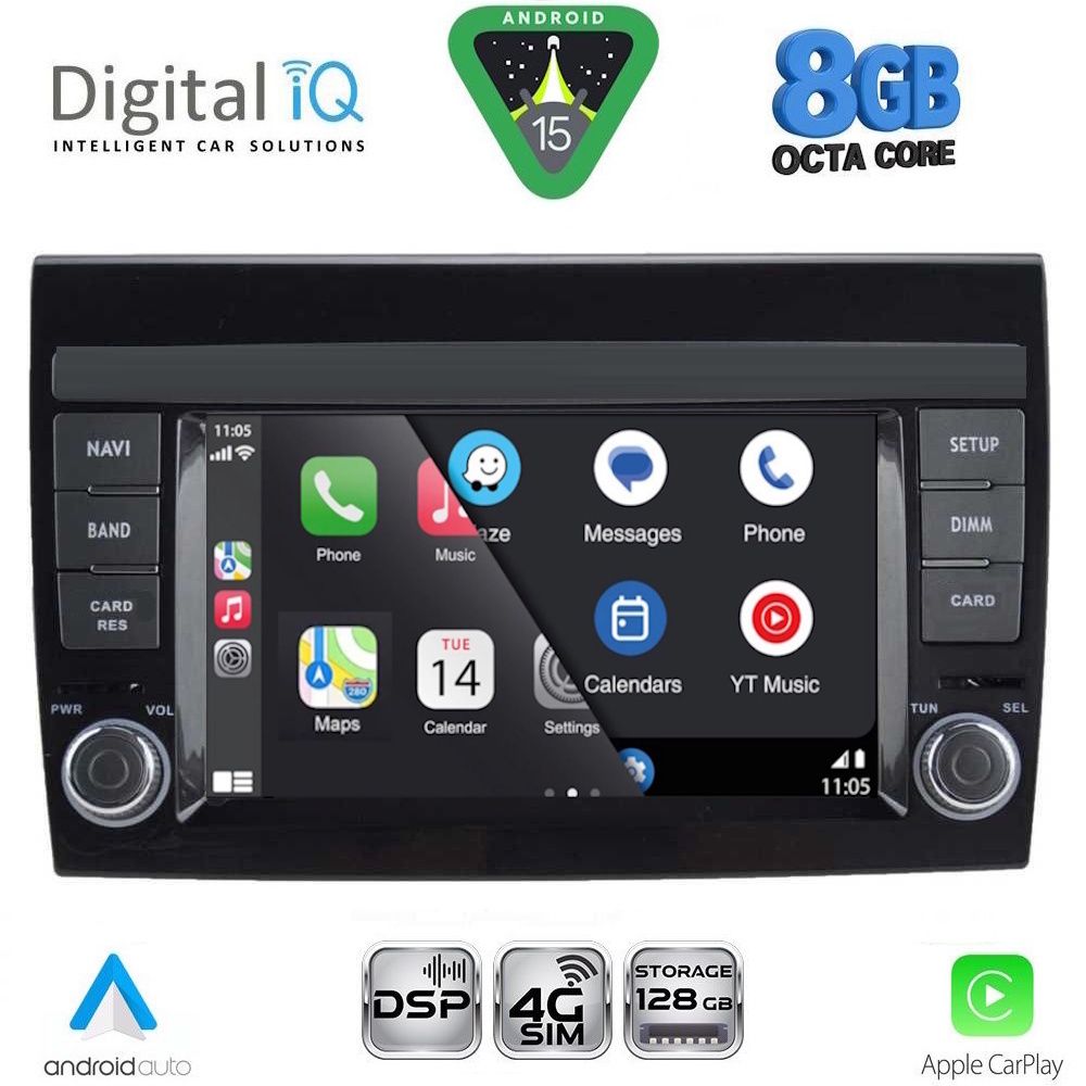 DIGITAL IQ BLM 597_CPA (7" DECK) MULTIMEDIA OEM for FIAT BRAVO mod. 2007-2019 DIGITAL IQ BLM 597_CPA (7" DECK) MULTIMEDIA OEM for FIAT BRAVO mod. 2007-2019