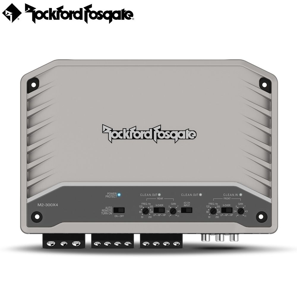 ROCKFORD FOSGATE M2-300X4 (4-Channel Amplifier – 4x300W) ROCKFORD FOSGATE M2-300X4 (4-Channel Amplifier – 4x300W)