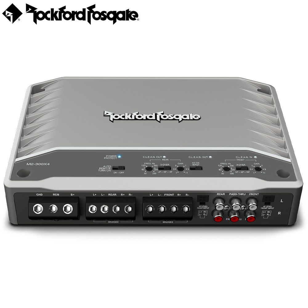 ROCKFORD FOSGATE M2-300X4 (4-Channel Amplifier – 4x300W) ROCKFORD FOSGATE M2-300X4 (4-Channel Amplifier – 4x300W)