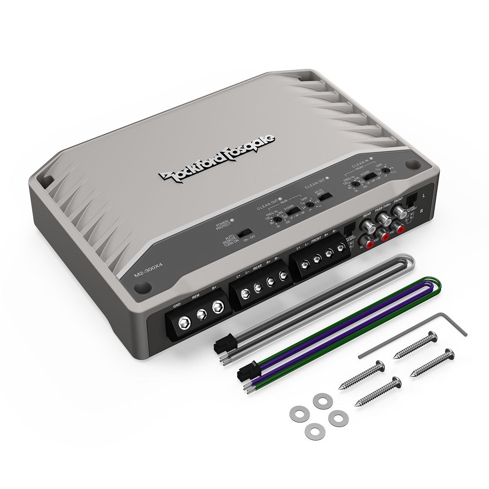 ROCKFORD FOSGATE M2-300X4 (4-Channel Amplifier – 4x300W) ROCKFORD FOSGATE M2-300X4 (4-Channel Amplifier – 4x300W)