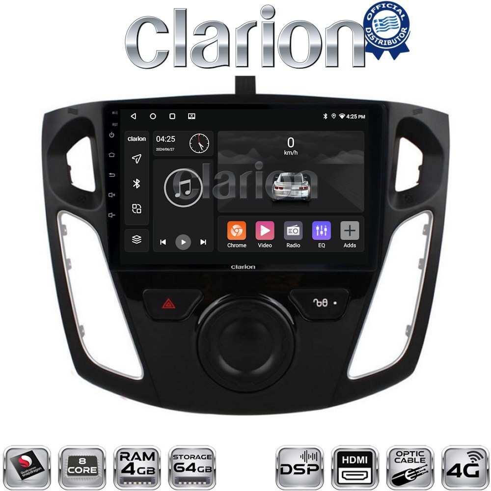 OEM για Ford Focus 2015 > 2018 με 8Core 4GB/64GB και 2Κ οθόνη OEM για Ford Focus 2015 > 2018 με 8Core 4GB/64GB και 2Κ οθόνη