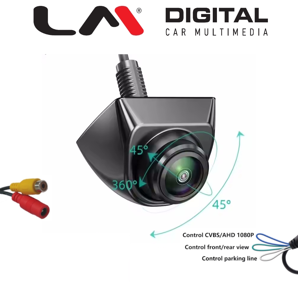 Καμερα AHD1080p 30fps/ CVBS, 170o , αναλυση 1280Ηx720V, συνδεση RCA , Mirror On/Off, Parking line On/Off Καμερα AHD1080p 30fps/ CVBS, 170o , αναλυση 1280Ηx720V, συνδεση RCA , Mirror On/Off, Parking line On/Off