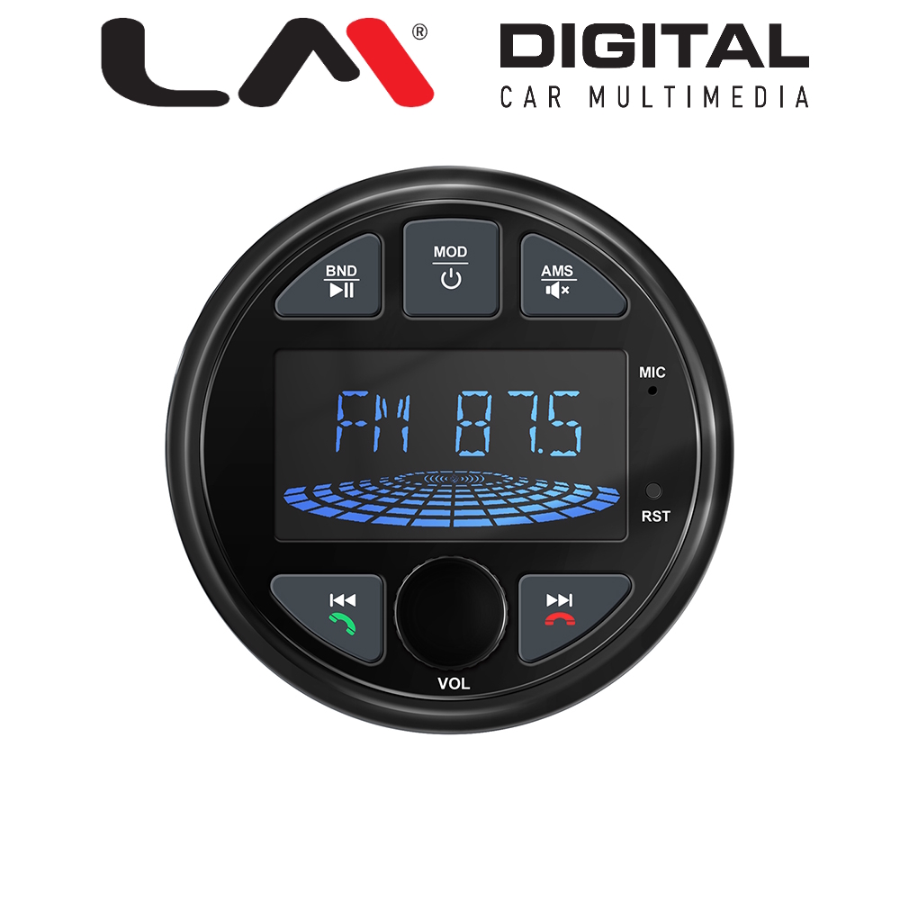 Μαύρο Marine MP3 Player lP6X waterproof, FM/AM receiver,Bluetooth 5.0 , FM radio with 18 stations preset, Bluetooth Music Streaming, can connect amplifier, Multiple compatibility. Μαύρο Marine MP3 Player lP6X waterproof, FM/AM receiver,Bluetooth 5.0 , FM radio with 18 stations preset, Bluetooth Music Streaming, can connect amplifier, Multiple compatibility.