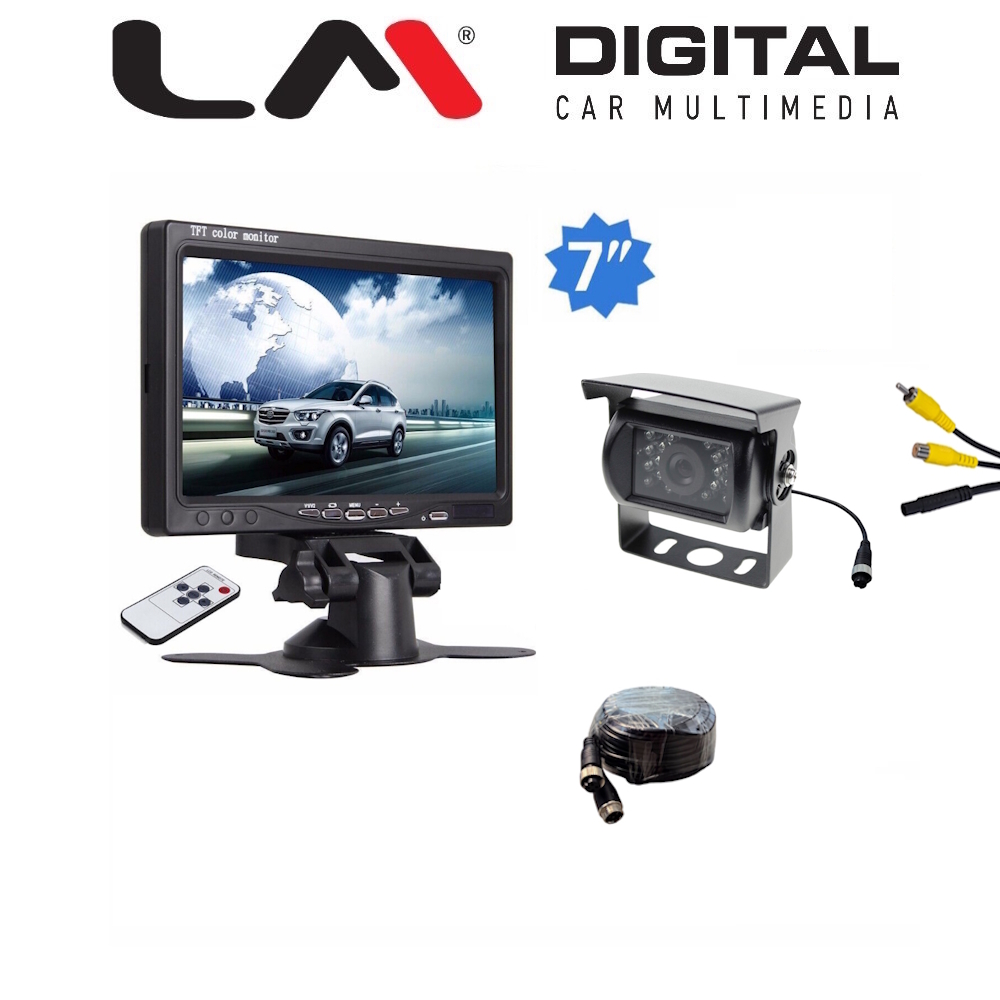 MONITOR 7” TFT LCD 16:9 AHD 1080p/720p ανάλυση
Περιλαμβάνεται βάση στήριξης και τηλεχειριστήριο και κάμερα AHD 1080p/25fps
MONITOR 7” TFT LCD 16:9 AHD 1080p/720p ανάλυση
Περιλαμβάνεται βάση στήριξης και τηλεχειριστήριο και κάμερα AHD 1080p/25fps