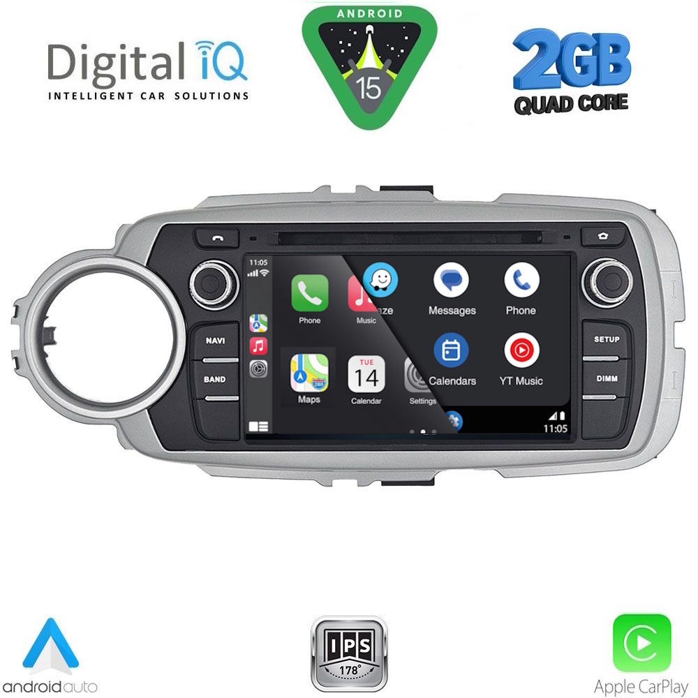 DIGITAL IQ BLD 230_CPA (7" DECK) MULTIMEDIA SYSTEM for TOYOTA YARIS mod. 2011-2020 DIGITAL IQ BLD 230_CPA (7" DECK) MULTIMEDIA SYSTEM for TOYOTA YARIS mod. 2011-2020