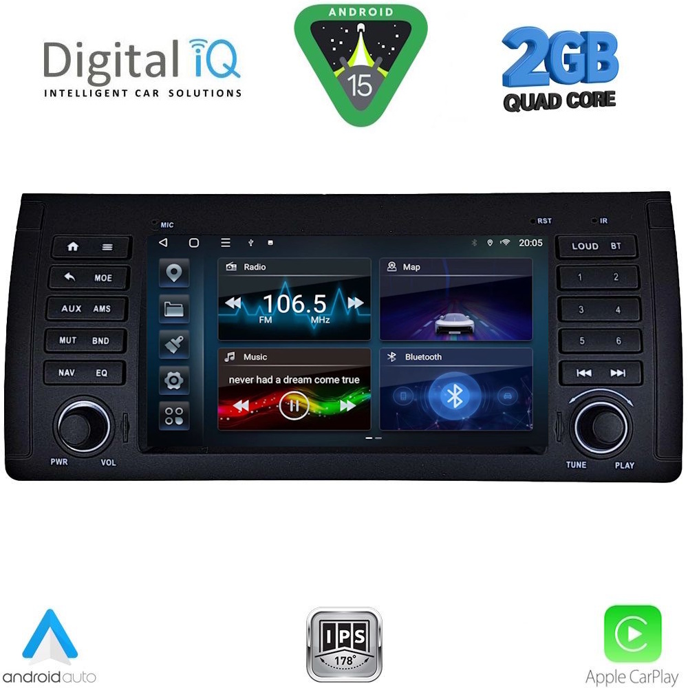 DIGITAL IQ BLD 285_CPA (7" DECK) MULTIMEDIA SYSTEM for BMW S.5-X5 (E38-39-53) mod. 1998-2005 DIGITAL IQ BLD 285_CPA (7" DECK) MULTIMEDIA SYSTEM for BMW S.5-X5 (E38-39-53) mod. 1998-2005