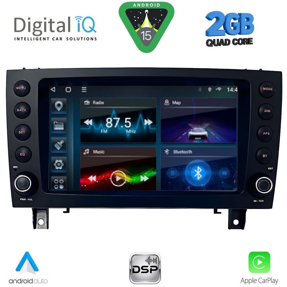 DIGITAL IQ BLD 296_CPA (8″ DECK) MULTIMEDIA for MERCEDES SLK (R171) mod. 2004-2010 DIGITAL IQ BLD 296_CPA (8″ DECK) MULTIMEDIA for MERCEDES SLK (R171) mod. 2004-2010