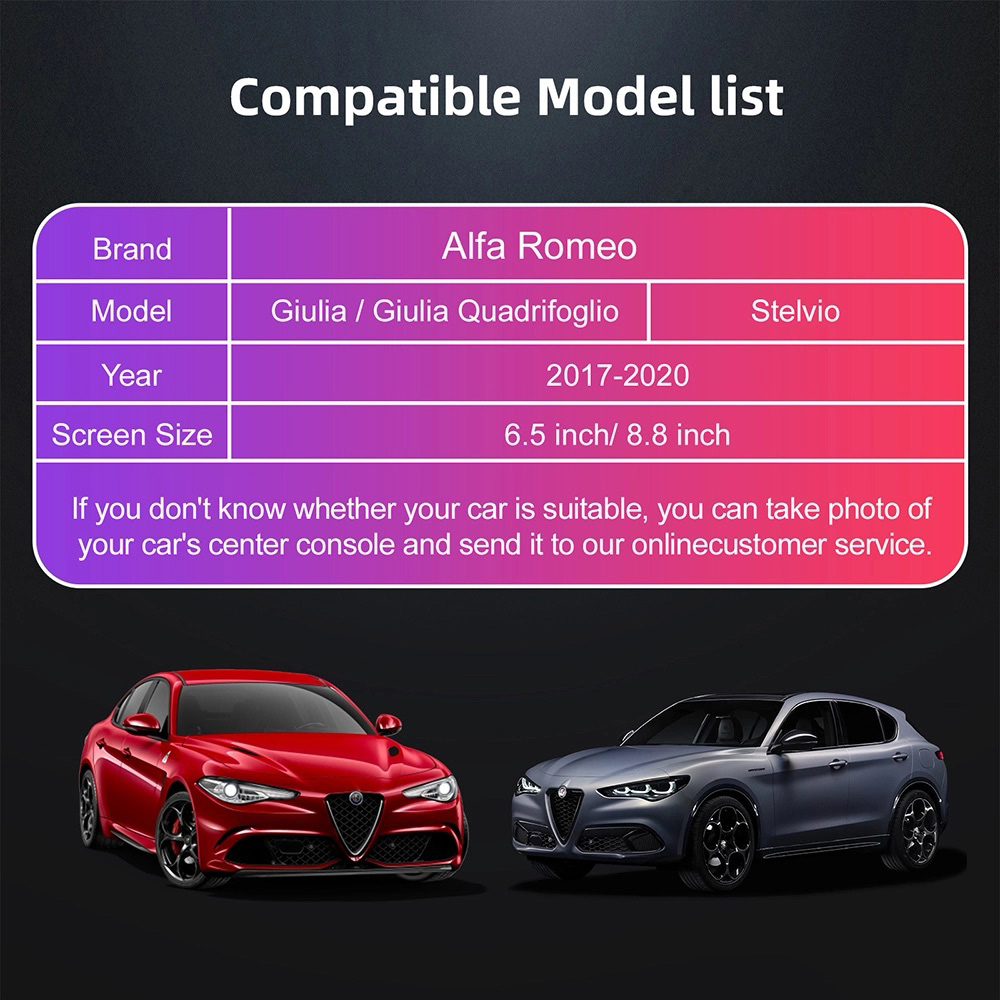 LENOVO LTP AR 2749F CPAA (INTERFACE WIRELESS CARPLAY / ANDROID AUTO BOX for ALFA ROMEO GIULIA - STELVIO mod. 2015-2026 with 2 CAMERAS) LENOVO LTP AR 2749F CPAA (INTERFACE WIRELESS CARPLAY / ANDROID AUTO BOX for ALFA ROMEO GIULIA - STELVIO mod. 2015-2026 with 2 CAMERAS)