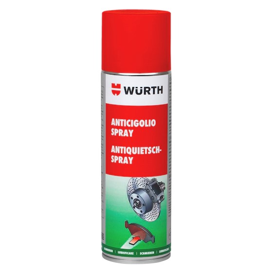 Σπρέι για Τριγμούς Τακακιών Φρένων Würth 300ml Σπρέι για Τριγμούς Τακακιών Φρένων Würth 300ml