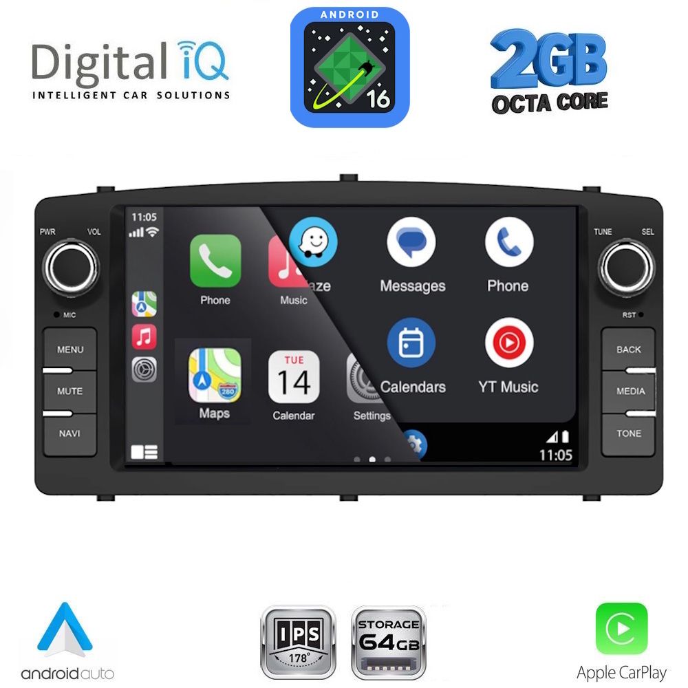 DIGITAL IQ BLE 310_CPA (7" DECK) MULTIMEDIA OEM for TOYOTA COROLLA mod. 2000-2006 DIGITAL IQ BLE 310_CPA (7" DECK) MULTIMEDIA OEM for TOYOTA COROLLA mod. 2000-2006