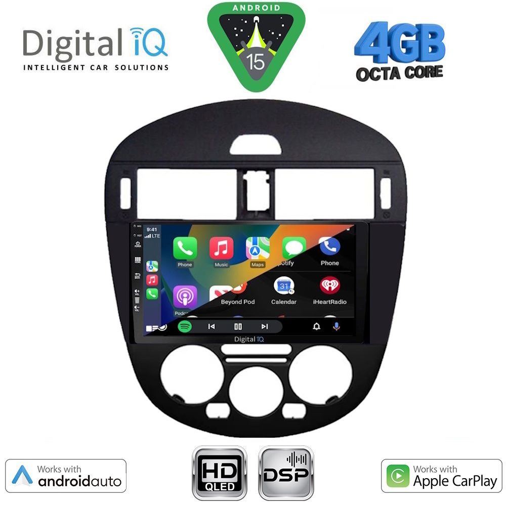 DIGITAL IQ BXF 16470AC_CPAA (9inc) MULTIMEDIA TABLET for NISSAN PULSAR mod. 2014-2020 with A/C DIGITAL IQ BXF 16470AC_CPAA (9inc) MULTIMEDIA TABLET for NISSAN PULSAR mod. 2014-2020 with A/C