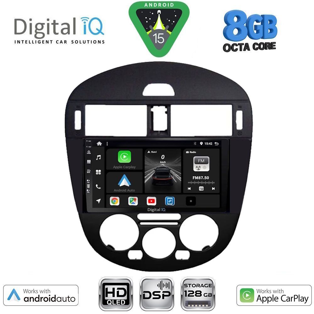 DIGITAL IQ BXF 7470AC_CPAA (9inc) MULTIMEDIA TABLET for NISSAN PULSAR mod. 2014-2020 with A/C DIGITAL IQ BXF 7470AC_CPAA (9inc) MULTIMEDIA TABLET for NISSAN PULSAR mod. 2014-2020 with A/C