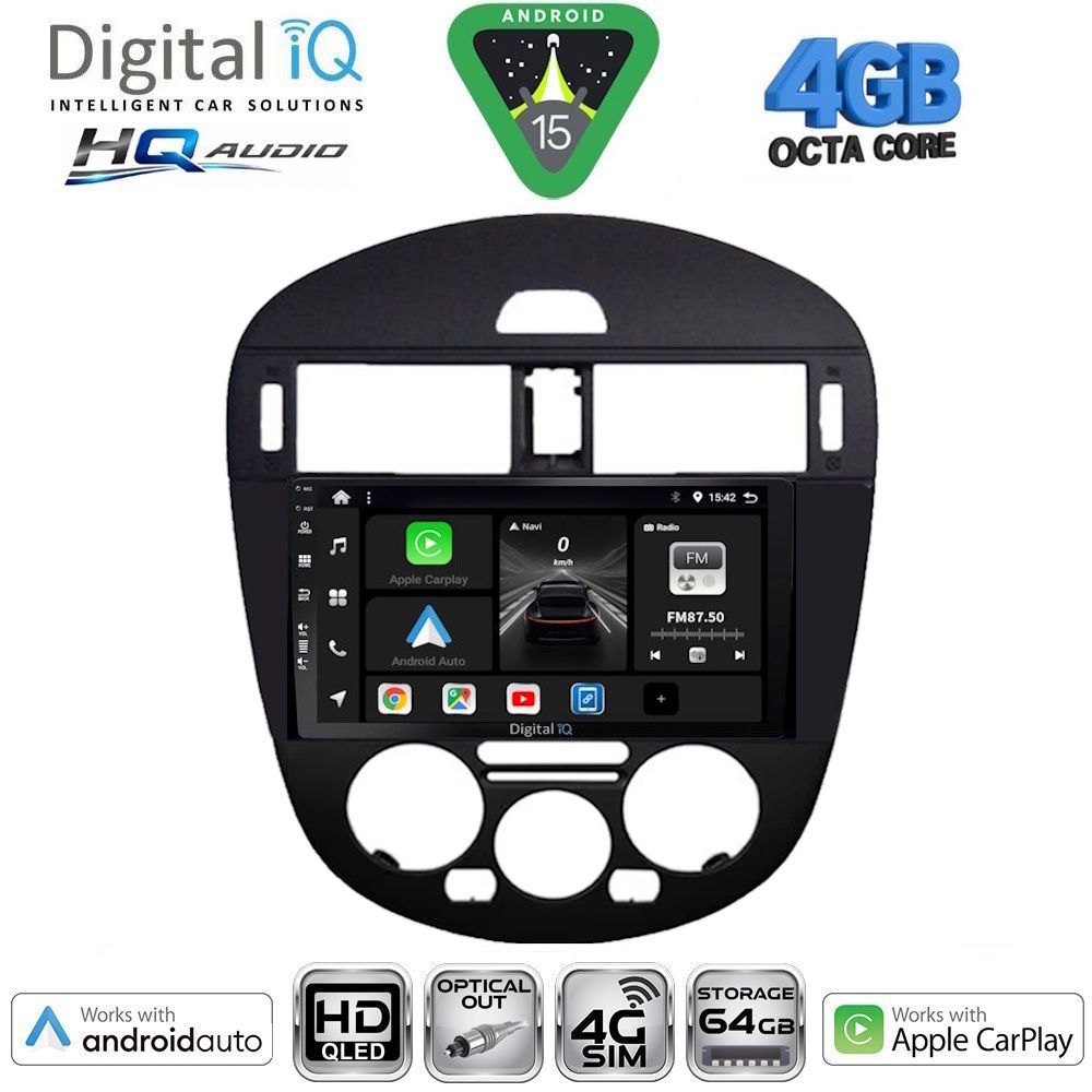 DIGITAL IQ BXK 19470AC_CPAA (9inc) MULTIMEDIA TABLET for NISSAN PULSAR mod. 2014-2020 with A/C DIGITAL IQ BXK 19470AC_CPAA (9inc) MULTIMEDIA TABLET for NISSAN PULSAR mod. 2014-2020 with A/C