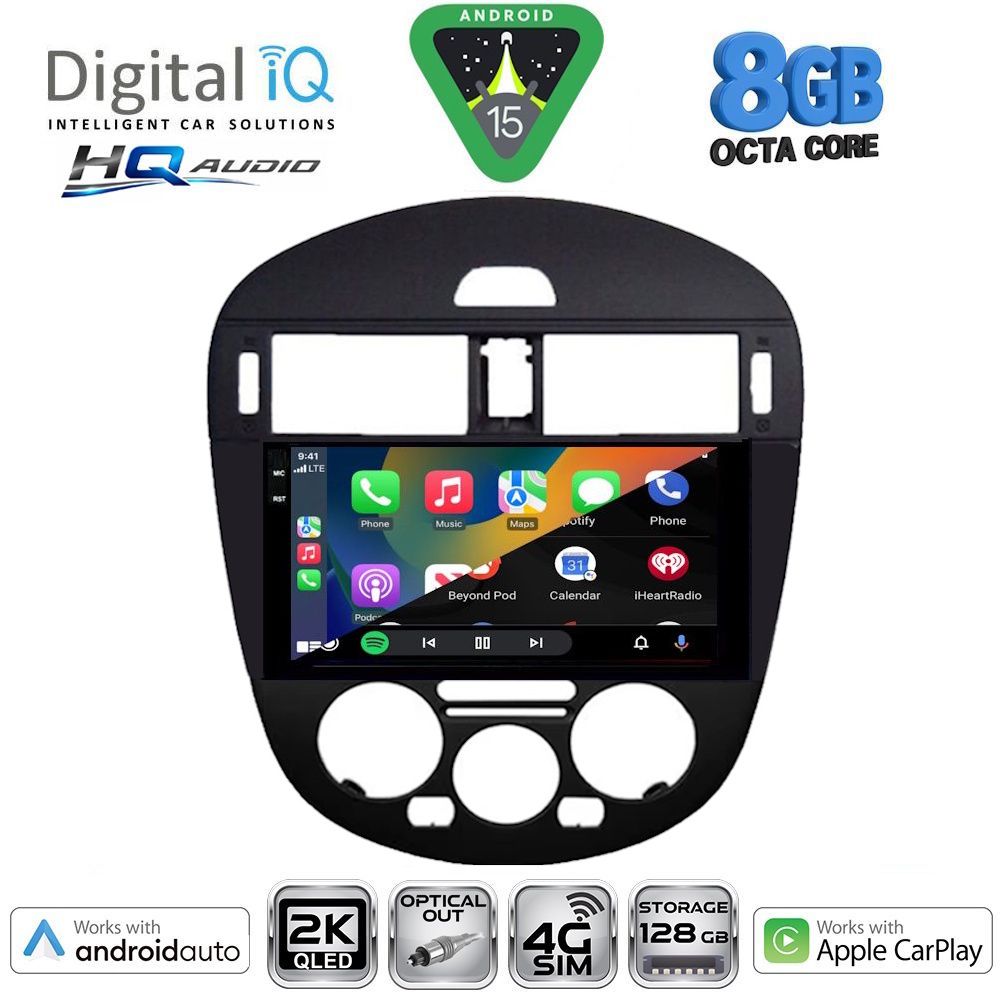 DIGITAL IQ BXK 20470AC_CPAA (9inc) MULTIMEDIA TABLET for NISSAN PULSAR mod. 2014-2020 with A/C DIGITAL IQ BXK 20470AC_CPAA (9inc) MULTIMEDIA TABLET for NISSAN PULSAR mod. 2014-2020 with A/C